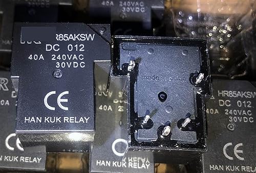 Relé 5 pines HR85AKSW DC12V evita sobrecalentamiento de cables
