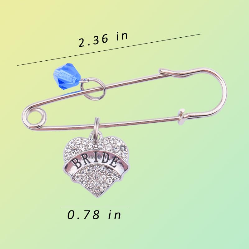 Image of Wedding Gift for Bride Wedding Gifts for Bride Bridal Bouquet Memorial Charm Brooches for Women Brides Bridal Shower Gifts for Friends Brooch Pin for Bridal Accessories for Women Brides