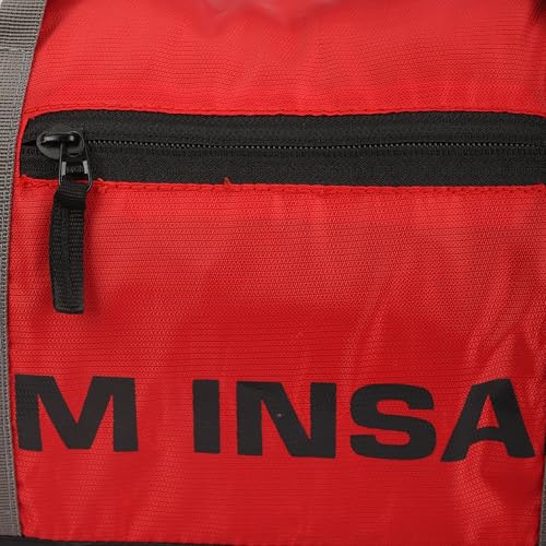 Image of Gym Bag, Duffle Gym Bags for Men, Women, Boys & Girls, Gym Bag for Workout & Travel, Polyester Fitness Bag with Adjustable Shoulder Strap (45x24x24cm, Red)