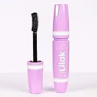 Máscara para Cílios Volume Lilak – Preto Intenso, Cílios Volumosos e Alongados, Efeito Duradouro