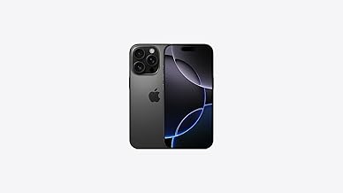 Apple iPhone 16 Pro, US Version, 256GB, Black Titanium - Unlocked (Renewed)