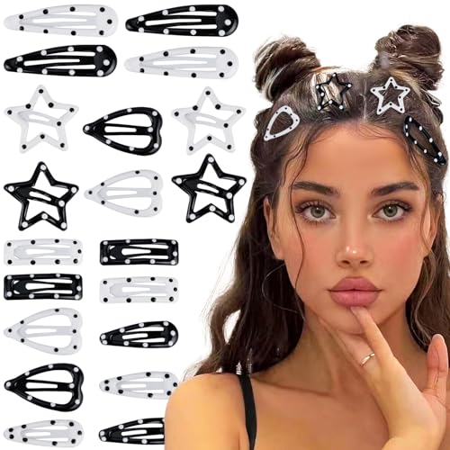 Horquillas de estrella antideslizantes Y2K en pack de 20 unidades cómodas