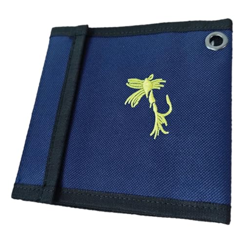 Bolsa para señuelos de pesca con mosca con múltiples bolsillos interiores Ciieeo