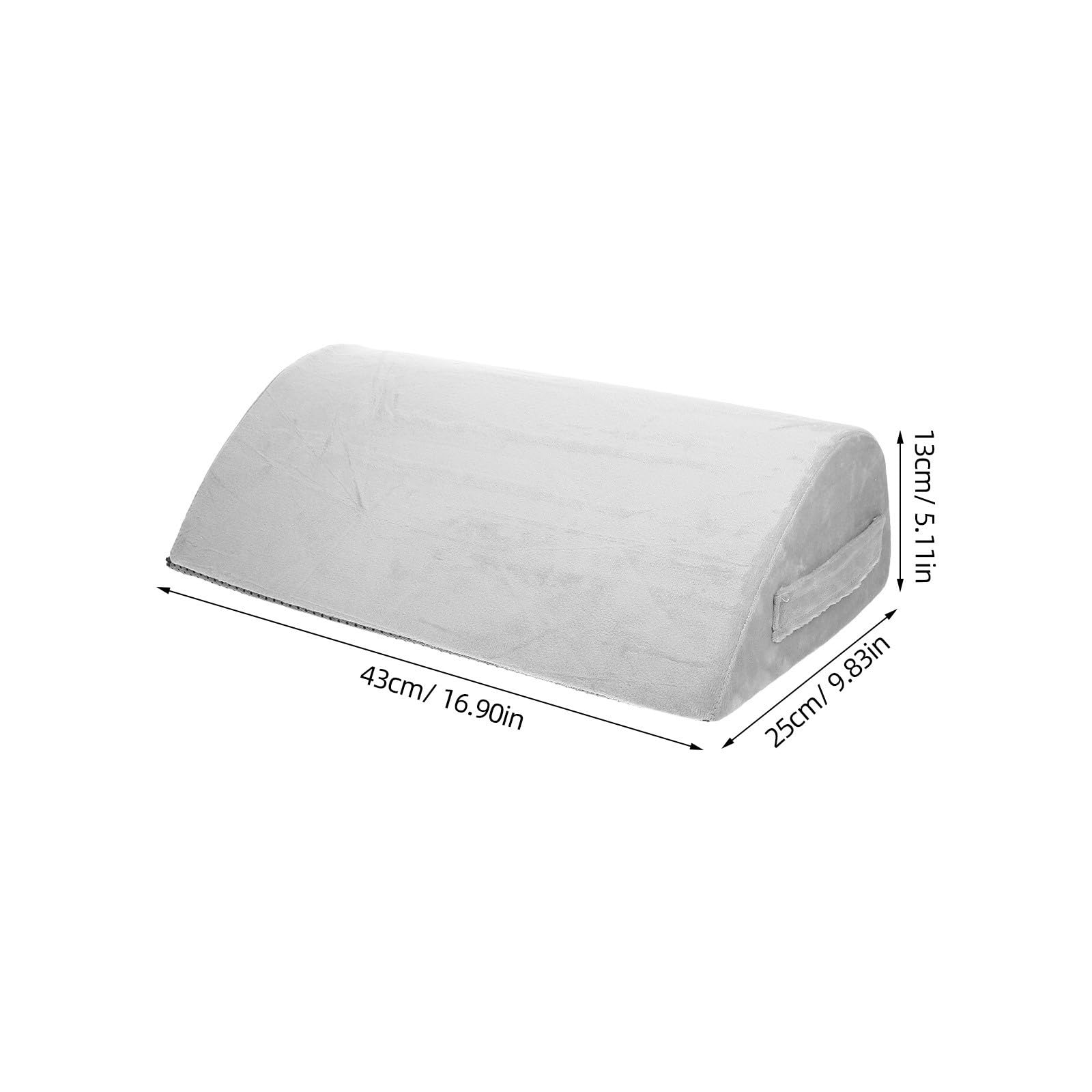 SHINEOFI Reposapiés Cómodo y Transpirable Ergonómico de Viscoelástica con Funda Lavable y Diseño Portátil Debajo del Escritorio para Oficina y Gaming