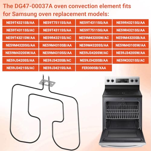 Élément de cuisson DG47-00037A pour four électrique Samsung - 8