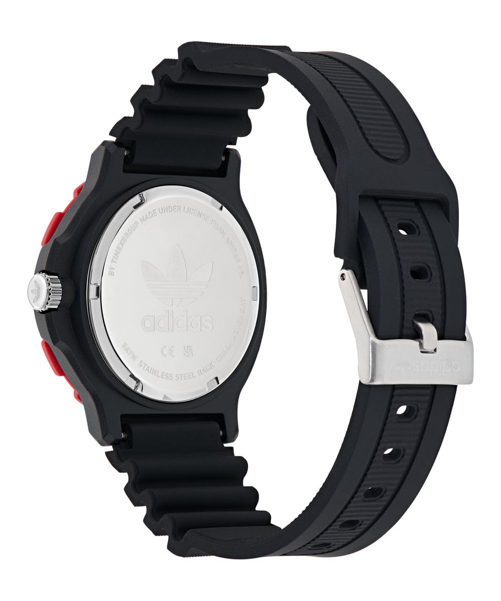Adidas Originals Reloj Analógico para Unisex Adulto de Cuarzo con Correa en Silicona AOSY25514
