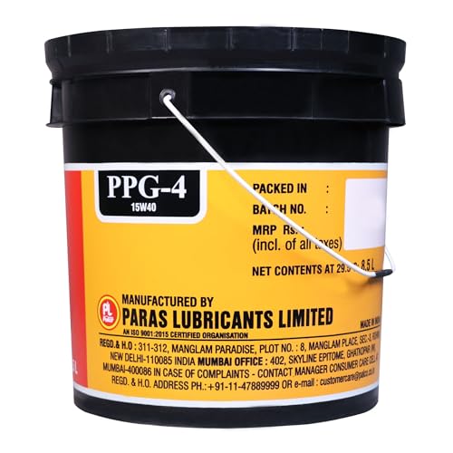 Image of PALCO PPG-4 15W40 | API:CF-4 /SJ & MB 228.1 Multigrade Engine oil for Diesel Commercial Road Transport Off Highway Vehicles | New Generation Automotive Vehicles | 8.5 Litres