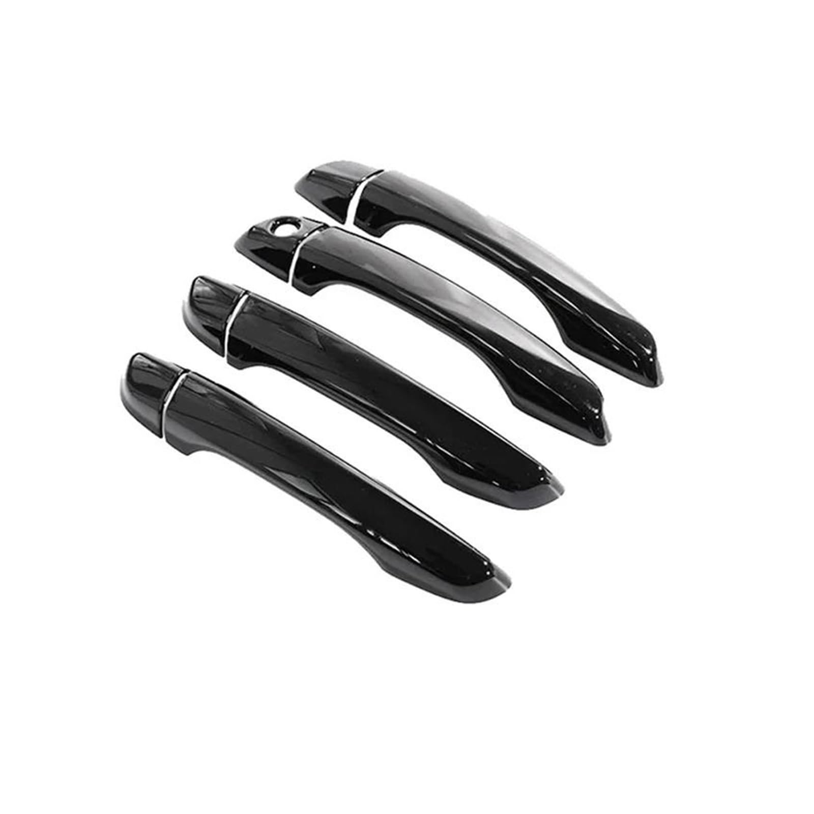 Qibbei Style 3 Lhd Car Door Handle Covers Trim Chromium Styling Exterior For Opel For Corsa F For Vauxhall For 2020-2023(Style 3)