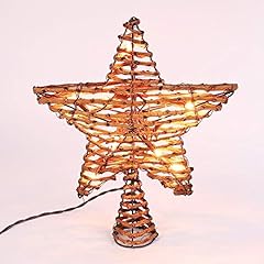 Rattan Christmas Tree Star 12"
