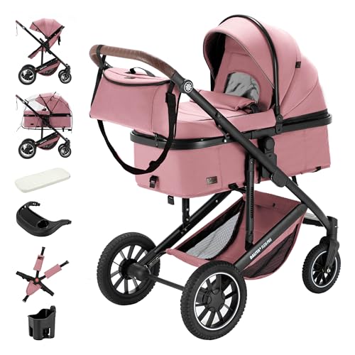 Daliya® FLEXI-PRO M 2in1 Kombikinderwagen & Buggy – XXL-Set,...