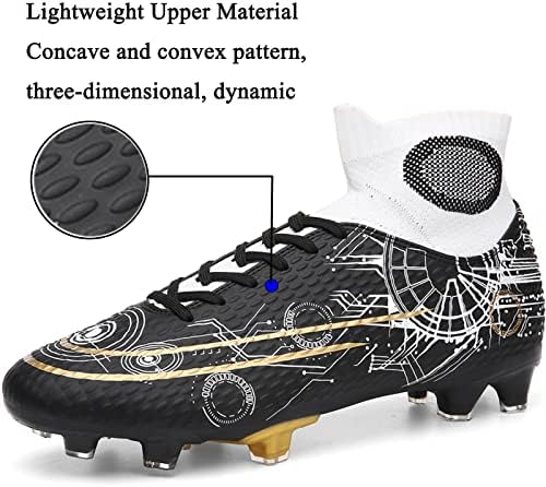 Donbest Crampons De Foot High Top – Chaussures Antidérapantes Pour Homme Et Enfant