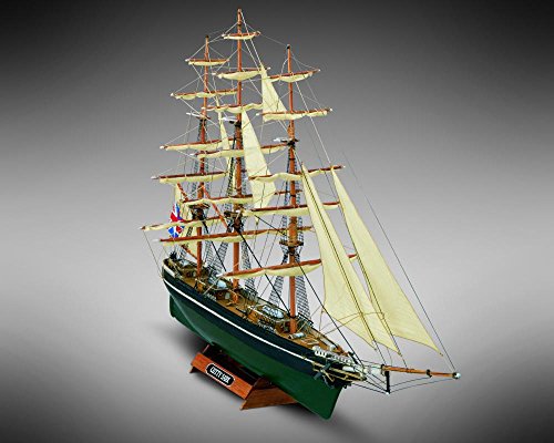 Mamoli MM08 - Cutty Sark - Pre-Carved Wooden Hull Ship Model Kit - Scale 1/250 Length 342mm (13")