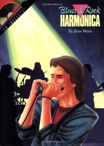 BLUES & ROCK HARMONICA BK/CD by Glenn Weiser (1990-09-01)