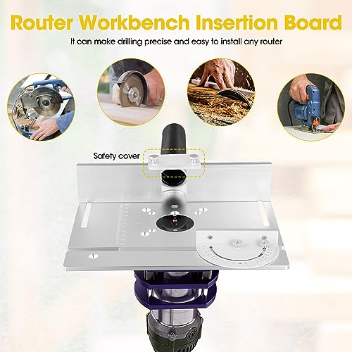 Towwoo Piastra per Fresatrice, Piastra Inserimento...