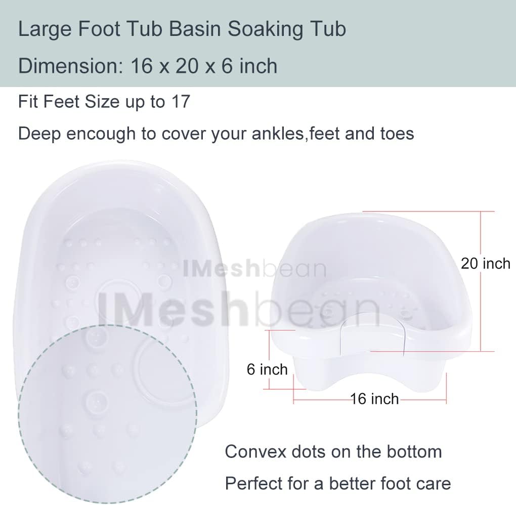 iMeshbean® Ion Ionic Detox Foot Bath Machine,Foot Detox Machine with Tub, 2 Arrays,140 pcs Tub Liners as Gift
