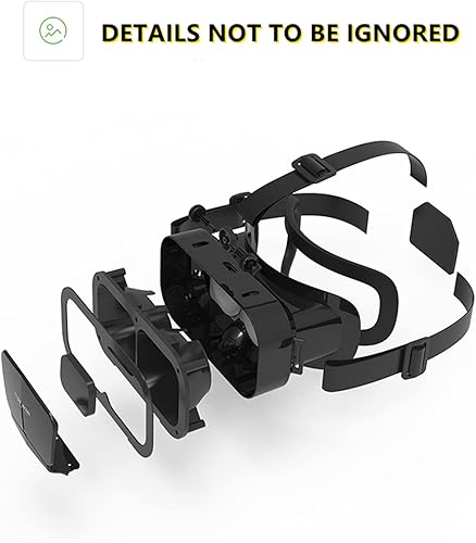 Miniatura 9 de VR Headset 3D Virtual Reality Glasses with Blu-ray Eye Protected Light Small 3D Glasses for Watch Movies Video Play Game Support 47-70 Smartphone