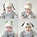 Warm and Fashionable Newborns Hat Cute Funny Bonnet Caps Lovely Cartoon Wig Braid Hats for Daily Wear and Parties Funny Bonne