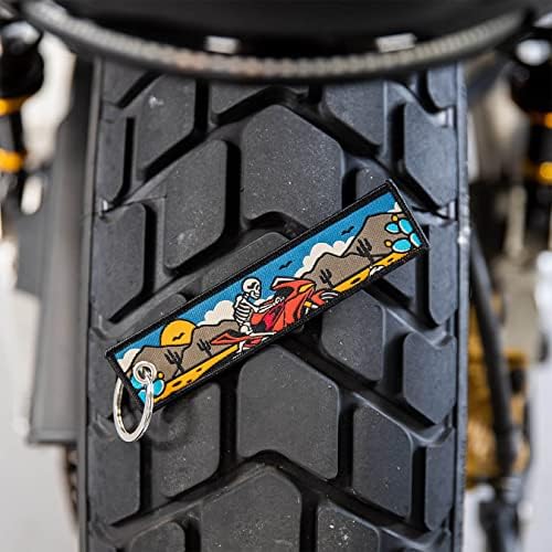 MotoLoot Keychain for Motorcycles, Scooters, Cars and Gifts