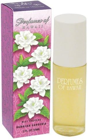 Hawaiian Gardenia Mist Cologne - 2 Fl Oz - Perfumes of Hawaii