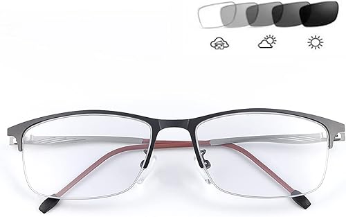 Miniatura 6 de Gafas de sol fotocrómicas progresivas multifoco de lectura de transición con protección UV Lector solar Gafas de bloqueo de luz azul