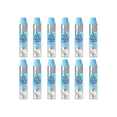 Image of 1001 Carpet Fresh Jasmine Linen and White Flowers Quick-Drying Fine Foam, 300ml, Pack of 12