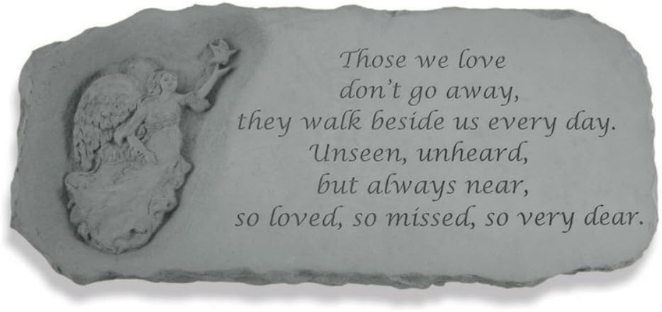 Kay Berry Those We Love Angel Bench - Stylish High-Quality Garden Memorial Bench, Perfect Gift Idea