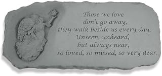 Kay Berry Those We Love Angel Bench - Stylish High-Quality Garden Memorial Bench, Perfect Gift Idea