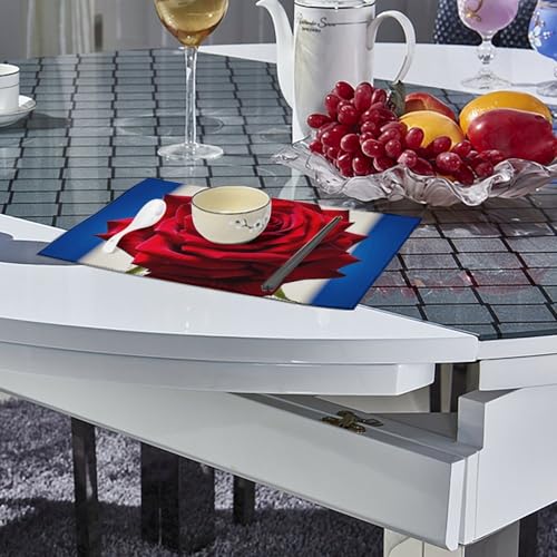 Lot de 6 sets de table en toile aux finitions soignées - 5