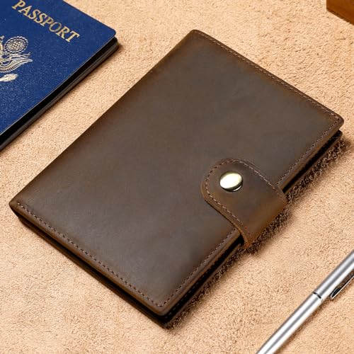 RFID Blocking Passport Wallet Travel Passport Holder Cover for Men and Women2