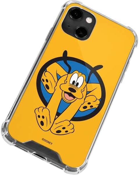 Skinit Clear Phone Case Compatible with iPhone 13 - Officially Licensed Disney Friends Pluto Design