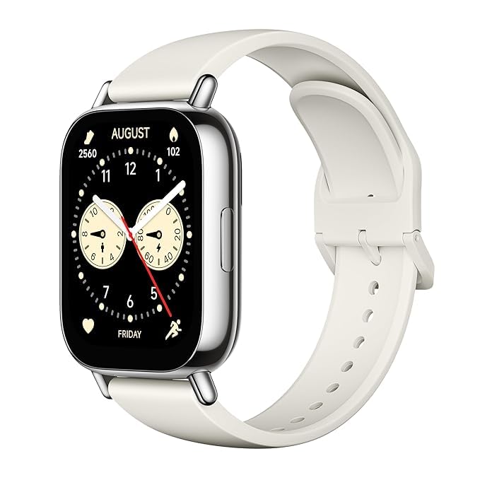 Image of Rᥱdmi Watch 5 Lite | 1.96 inch Amoled Display | Advanced in-Built GPS | 5 ATM Water Resistance | Bluetooth Calling with AI Noise Reduction | Always on Display | Light Gold | A+ Condition