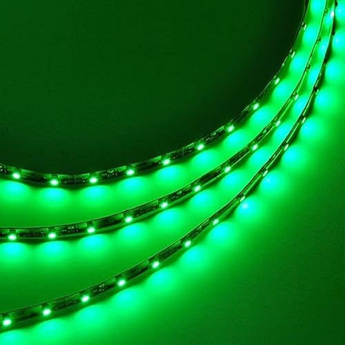 LEDwholesalers Cinta LED flexible de 16 pies con 300 x SMD3528 verde 2026GN