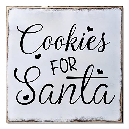 Panneau mural Cookies For Santa suspendre décoration bois maison - 2