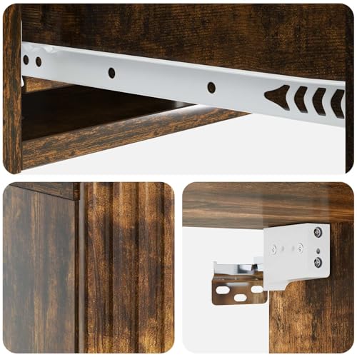 Table d'appoint murale chêne fumé pour optimiser les petits espaces - 8