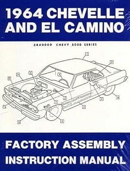Paperback 1964 Chevelle and El Camino: Factory Assembly Instruction Manual Book