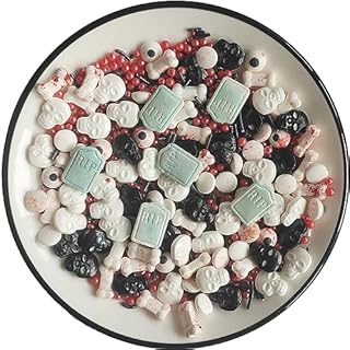 Mini Edible Candy Eyes Halloween Sprinkles | Cake Cupcake Toppers | Cookie Decorations | Dessert Sprinkle | Eyeball Candy Sprinkles for Christmas Daily Cake Decorating