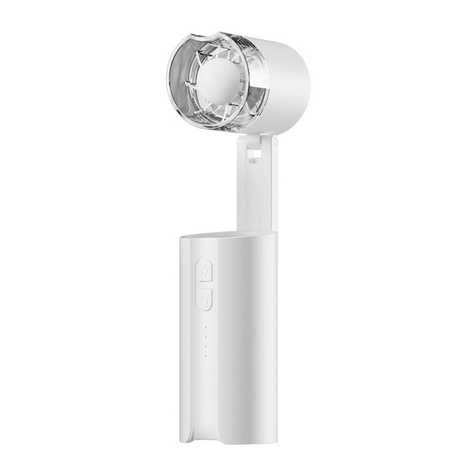 QQYHZX Rechargeable Handheld Fan, Foldable Fan with LED Light 3000mAh Rechargeable PortableHot Weather Essentials for Outdoor Home