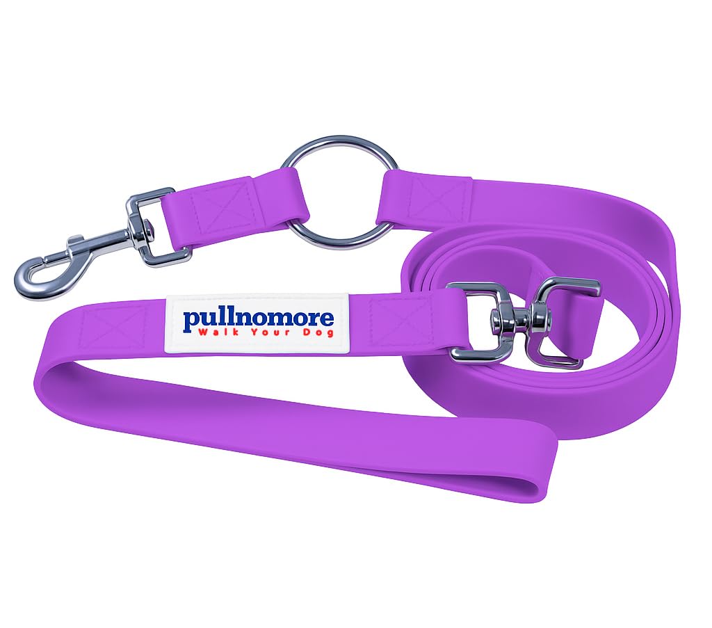 Pullnomore No-Pull Dog Leash and Matching Collar, Instantly Stop Your Dog from Pulling, Durable PVC Material, Multiple Colors and Sizes - image 2