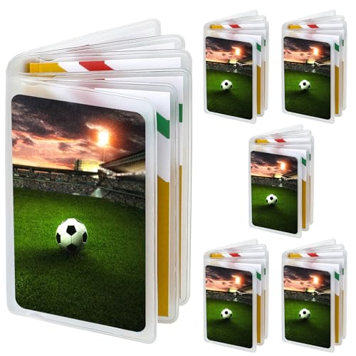 6 Packs 6 Page Wallet Insert Transparent Credit Card Wallet Card Holder Plastic Credit Card Sleeves Wallet Pictures Holder Clear Wallet Credit Sleeves for Men Women
