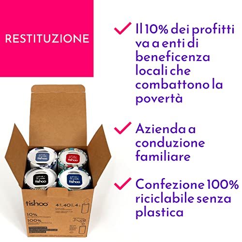 Tishoo Fazzoletti ultra morbidi a 4 strati con