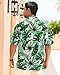 APTRO Hawaiian Shirt for Men Tropical Short Sleeve Button Down Aloha Beach Shirt Casual Summer Shirts #028 L