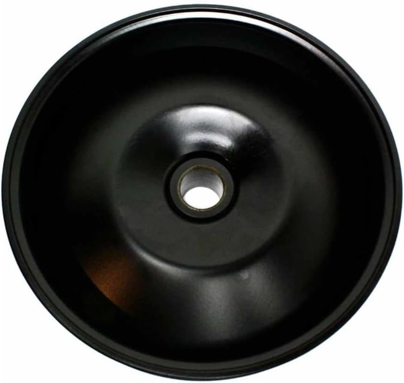 KarParts360 For Chevy LCF 4500 2016 Power Steering Pump Pulley | Steel | Serpentine Belt Type | Black Color | Press-Fit Mount Type | 5 Groove | Replacement For 10085755, 12573728