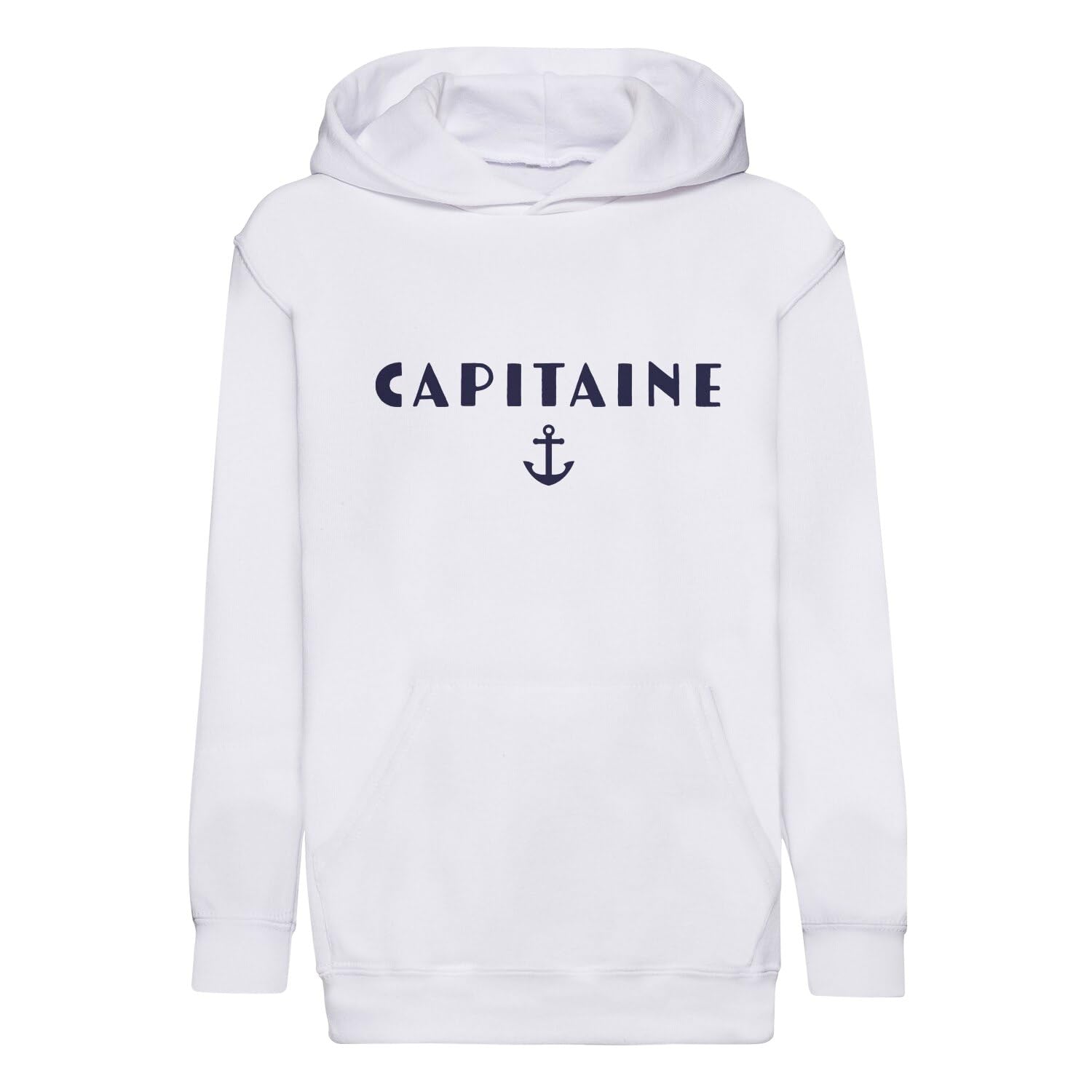 Sweat à capuche enfant Capitaine Marine vêtement bleu mer - 4