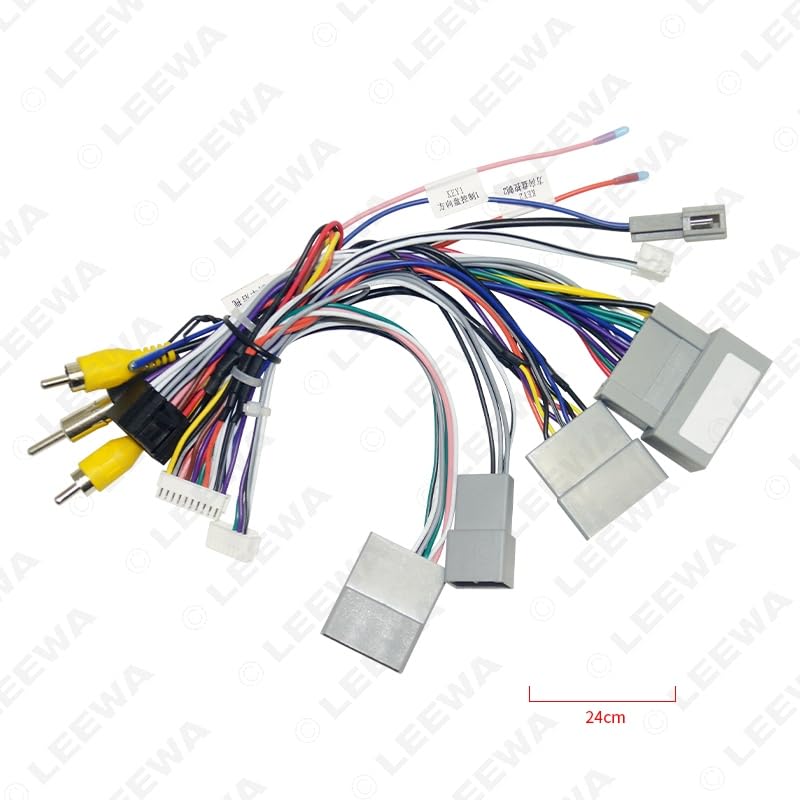 Car 16pin for Audio Wiring Harness with Canbus Box for Honda CRV 2.4L Stereo Installation Wire Adapter #CA6827 - (Color Name: Harness CANBUS Box)