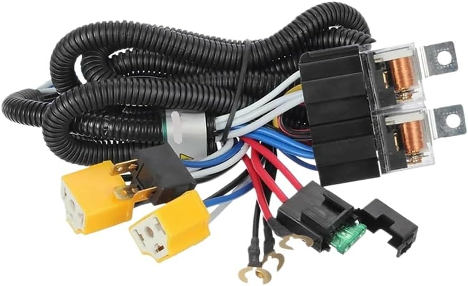 H/*4 L*/ED Headlights Wiring Harness Kit H6054 7x6 5x7 for 1995-1997 1988-1995