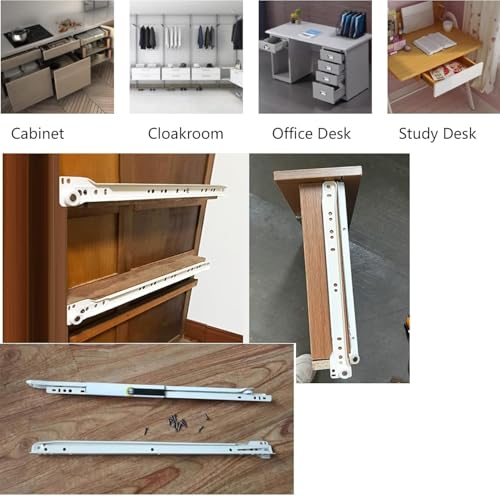 Correderas silenciosas de metal para gabinetes con guías de suavidad extrema 5