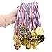 Produktbild Onepine 150 Stücke Medaillen Kindergeburtstag Kunststoff Gold Medaillen für Kinder Sport Party, Spiel Medaillen