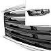 For Infiniti 08-13 G37 14-15 Q60 Coupe Front Bumper Hood Midnight Black Grille