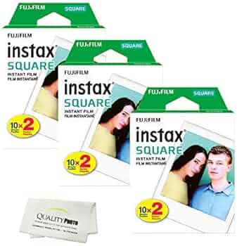 Amazon.com : Fujifilm Instax Square Instant Film - 60 Exposures +