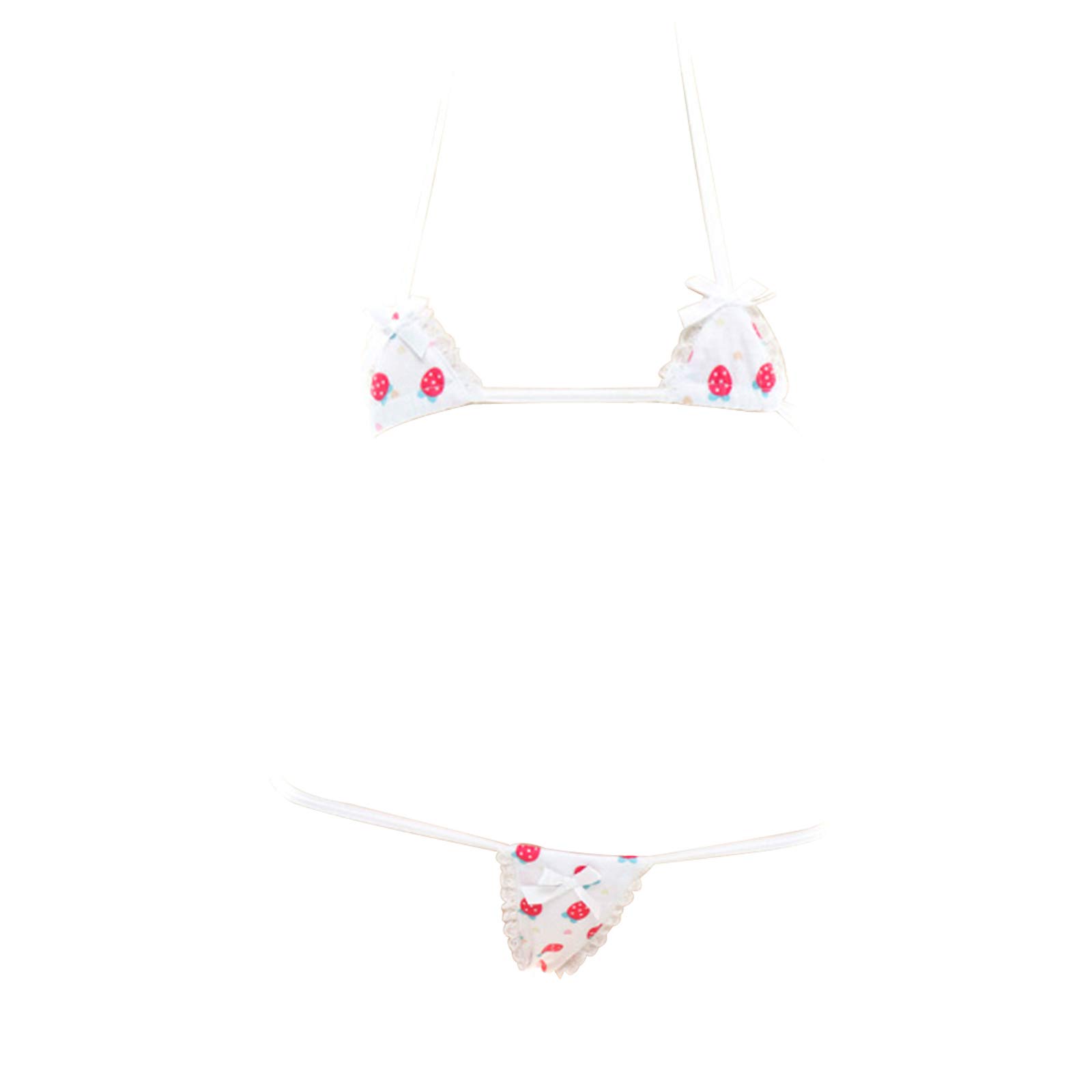 Buy String Bikini Anime Lingerie Sexy Micro Bikini Lolita Cute Bra and